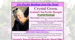 Desktop Screenshot of crystalgreen.co.uk