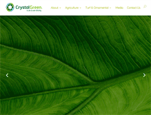 Tablet Screenshot of crystalgreen.com